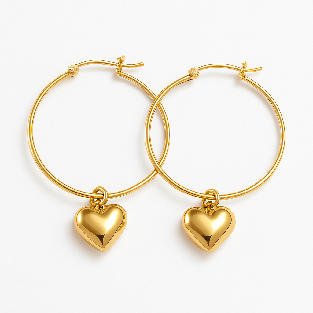 Adair Demi Fine Orb Drop Hoop Earrings