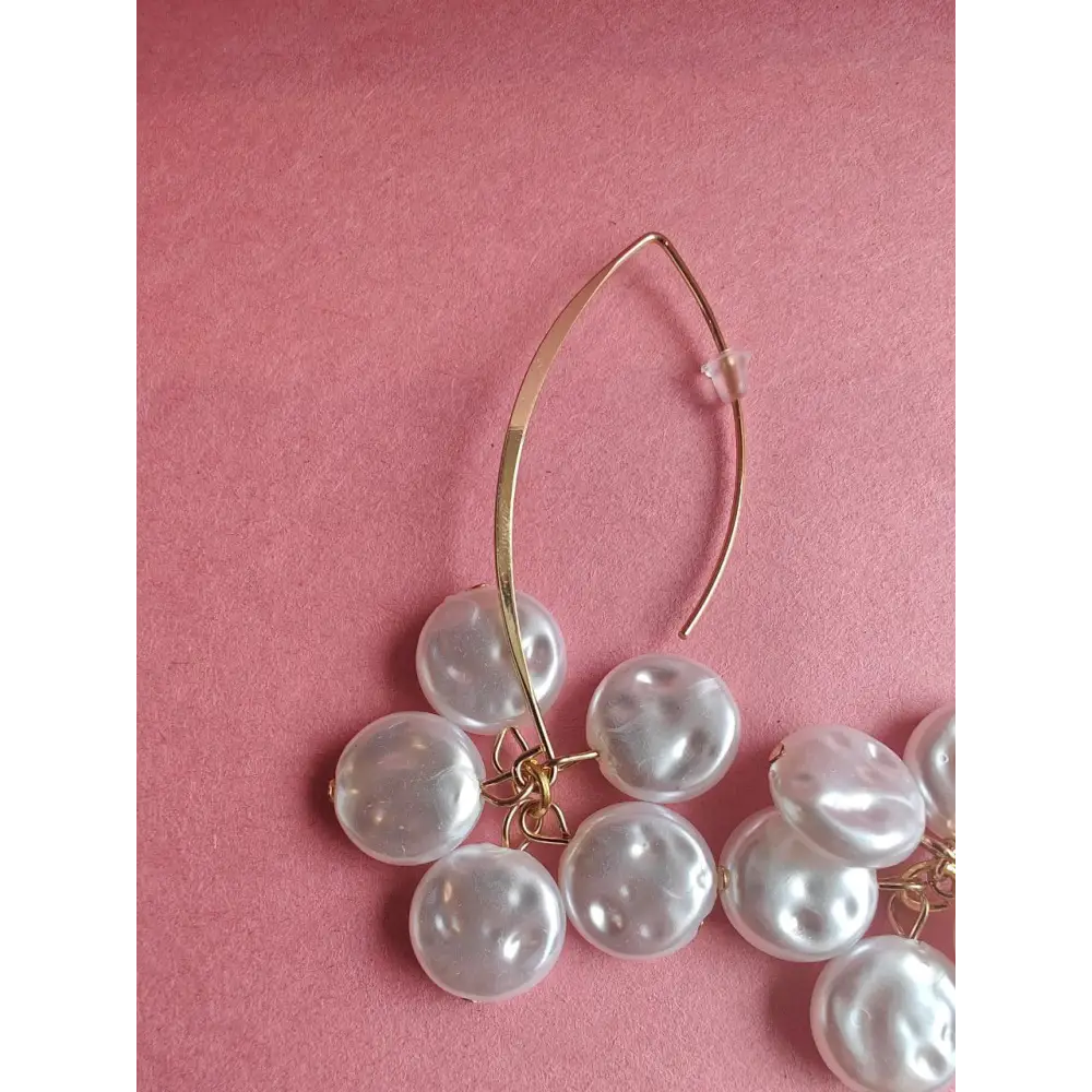Adair Freshwater Crushed Pearls Earrings - Earrings