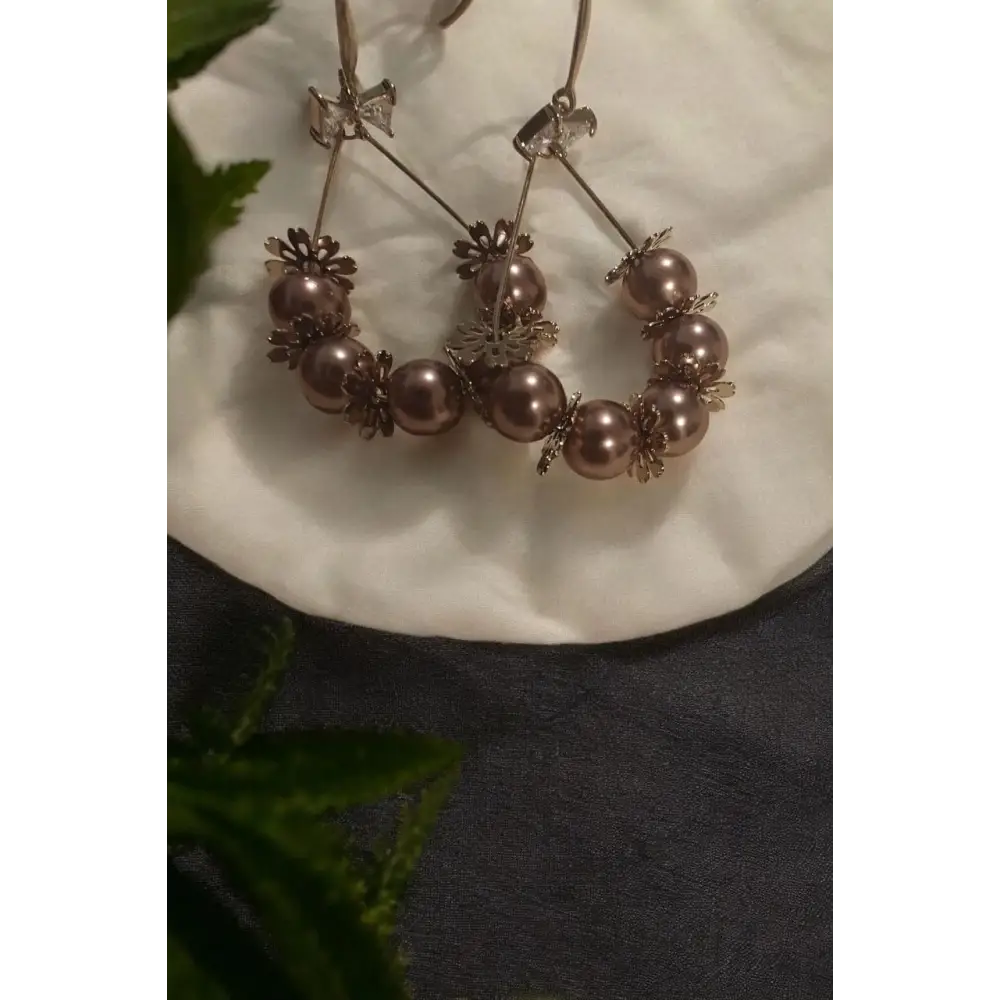 Adair Pearl Bow knot Earrings - Earrings
