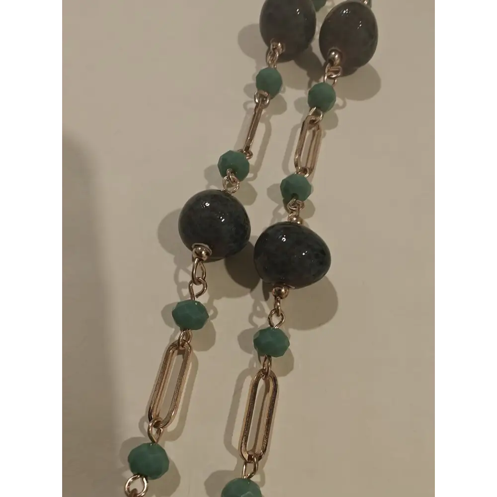 Adairgems Green Long Mala Style Necklace - Necklace