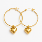 Adair Demi Fine Orb Drop Hoop Earrings