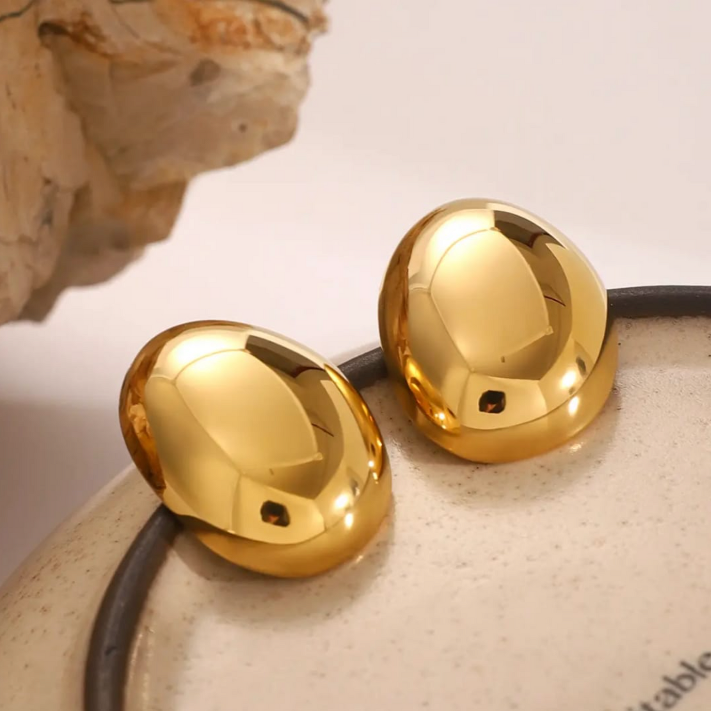 Adair Luxe Bold Dome Studs