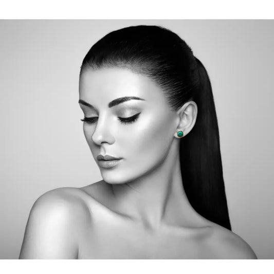 Adair Blue Studs - Earrings