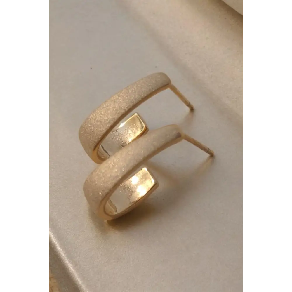 Adair Contemporary Gold Coloured Earring for Women - Earrings