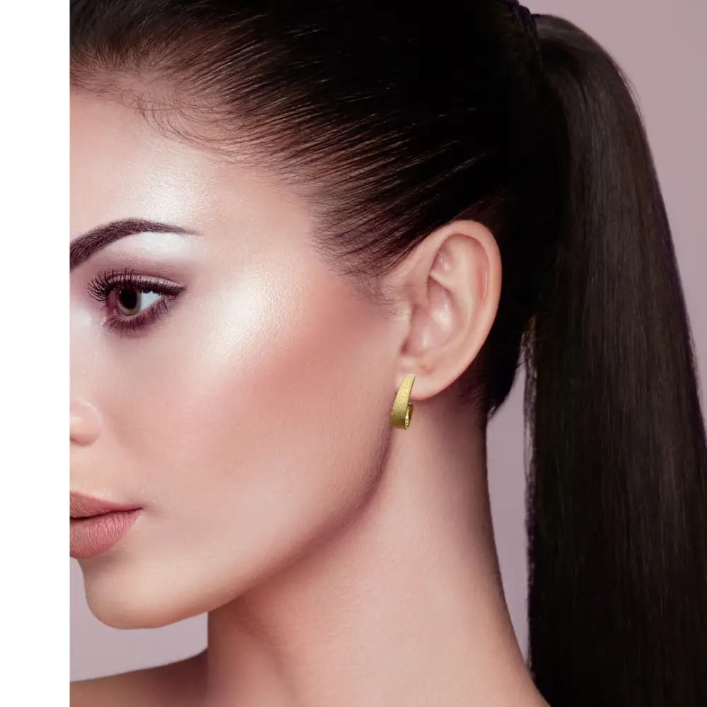 Adair Contemporary Gold Coloured Earring for Women - Earrings
