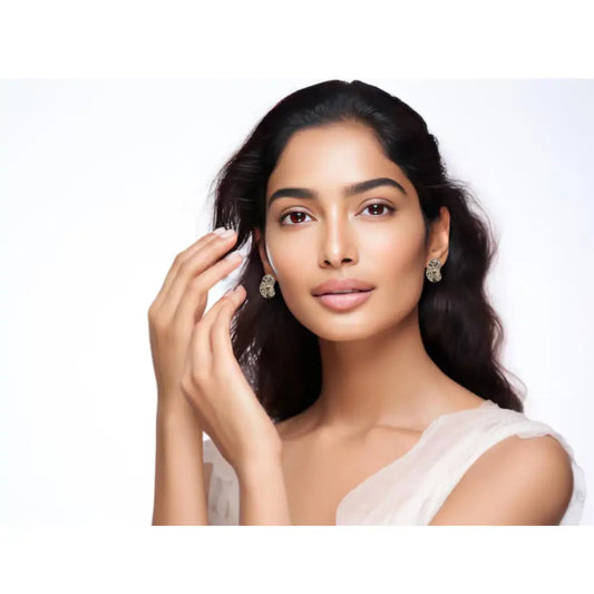 Adair Earrings Gold Beaten - Earrings