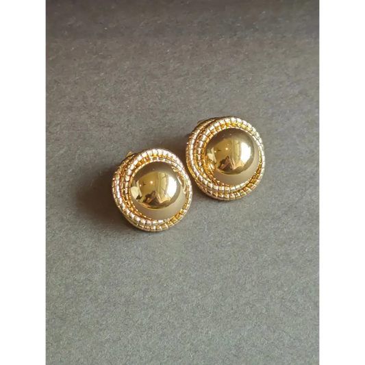 Adair Gold Balls Party Wear Earrings - Earrings