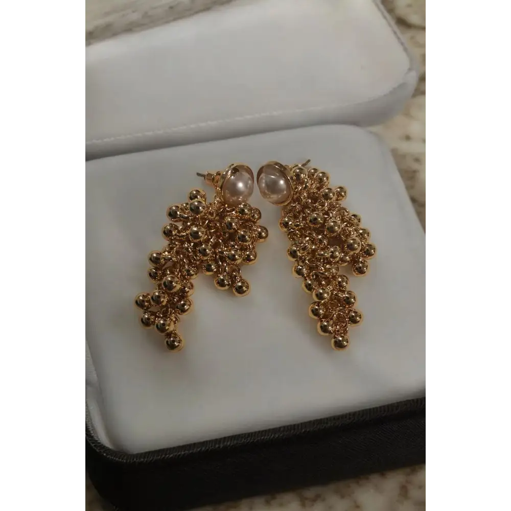 Adair Golden Beads Earrings - Earrings