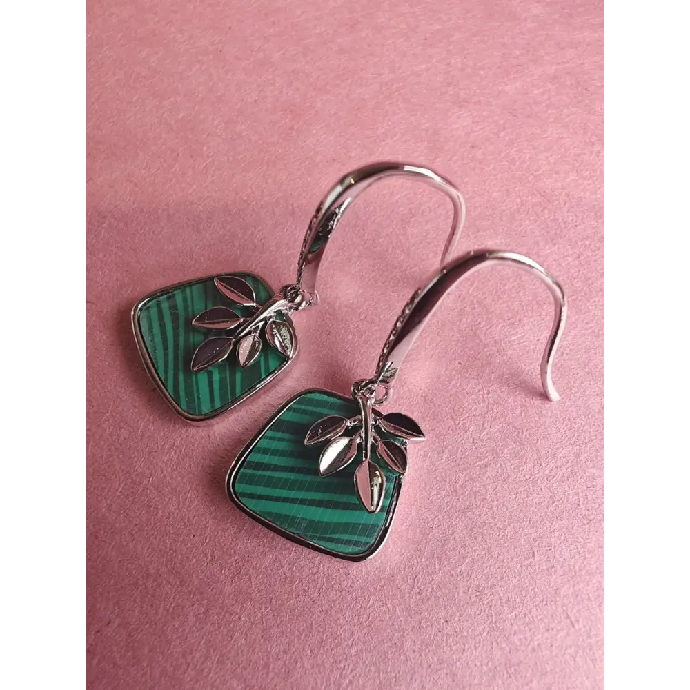 Adair Green Korean Studs Earrings Silver and Gold Color - Earrings