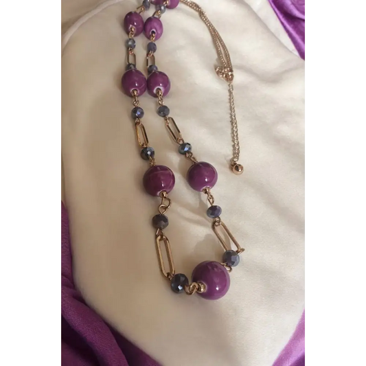 Adair Long Mala with Beads - Necklace