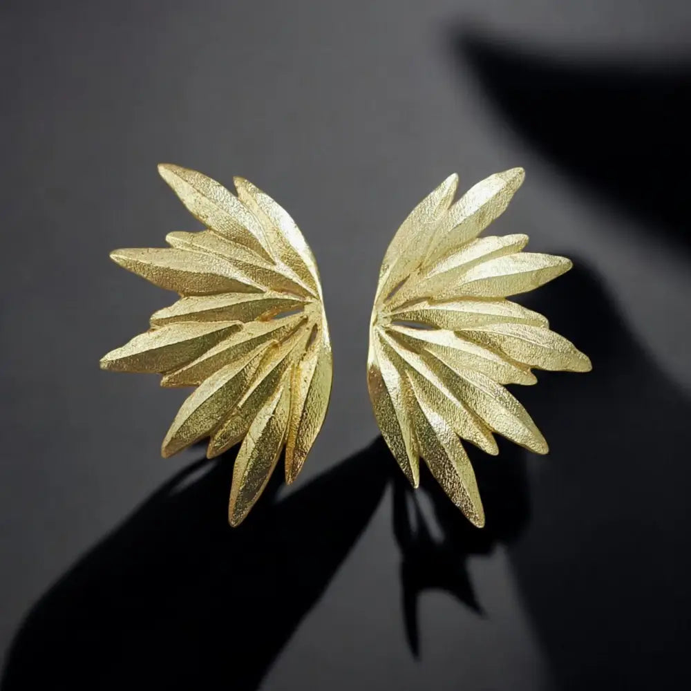 Adair Luxe Leaf Radiance Earrings - Earrings
