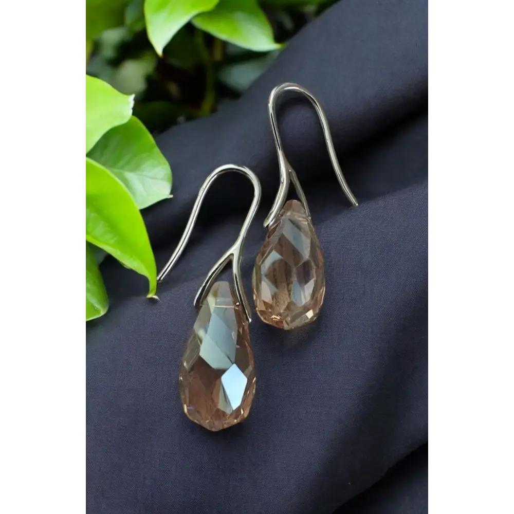 Adair Radiant Crystal Earrings - Elegant Japanese & Korean Fashion - Earrings