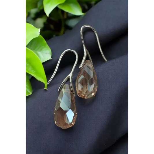 Adair Radiant Crystal Earrings - Elegant Japanese & Korean Fashion - Earrings