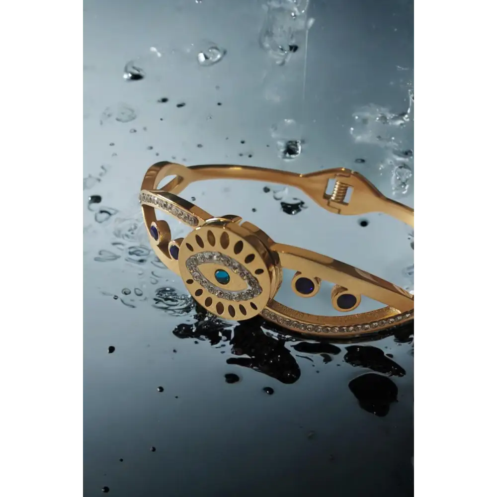 Adair Stainless Steel Anti Tarnished Waterproof 22k Gold Plating - Bracelet
