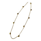 Adair Golden Heart Chain Necklace featuring a beautiful gold heart chain necklace design